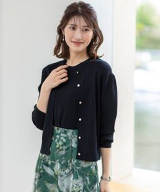 ANY SIS L 【洗える】レーシーディテール カーディガン