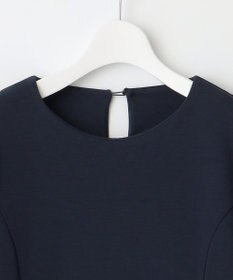 Feroux 【洗える】リボンスリーブダンボール ワンピース