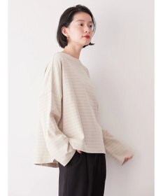 AMERICAN HOLIC ボートネックボーダープルオーバー