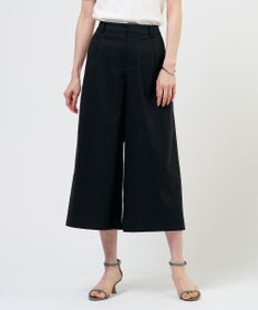J.PRESS LADIES 【人気素材】セルロースリネンストレッチ クロップド パンツ