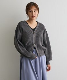 CRAFT STANDARD BOUTIQUE ワッフルニットジップカーディガン