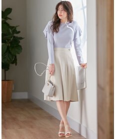 ANY SIS 【洗える】フレアディテール ニット