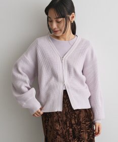 CRAFT STANDARD BOUTIQUE ワッフルニットジップカーディガン