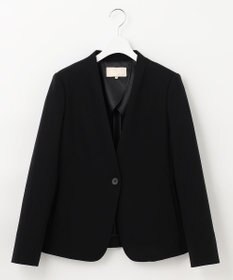 自由区 【XSサイズ～/洗える】WASHABLEPONTE カラーレスジャケット