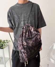 WEGO 【ユニセックス着用ITEM】コードデザインナップサック