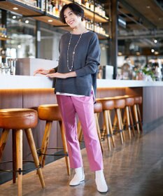 自由区 【Sサイズ有】コットンカシミヤ ニットトレーナー