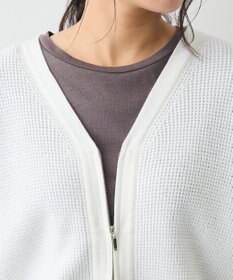 CRAFT STANDARD BOUTIQUE ワッフルニットジップカーディガン