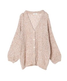 earth music&ecology ぽこぽこヤーンカーディガン