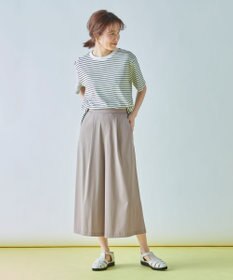 ANY 【ウエストゴム】清涼リラックスクロップドパンツ