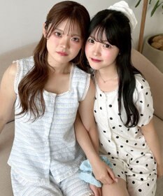WEGO 総柄セットアップルームウェア