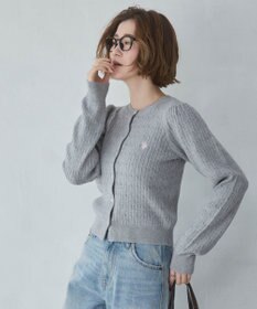 WEGO 【26年春新作】別注USPOLOケーブルニットカーデ