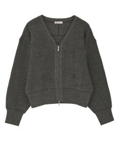 CRAFT STANDARD BOUTIQUE ワッフルニットジップカーディガン