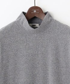 JOSEPH ABBOUD 【洗える/ソフトな肌触り】ミニパイルモック ネック Ｔシャツ