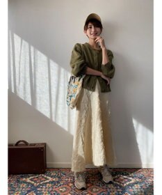 Green Parks クルーネックカーディガン