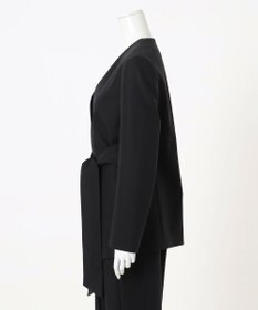 23区 L 【エステータ】コットンダブルクロス ノーカラージャケット