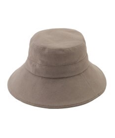 MOONBAT 【帽子】フルラ (FURLA) 広つばハット　同色ロゴ刺繍 サイズ調整