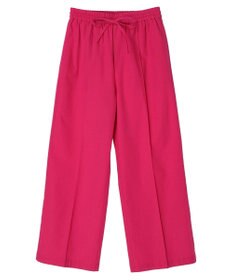 Green Parks 綿麻混イージーワイドパンツ