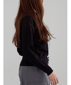 Te chichi フロントレースクルーネックカーディガン