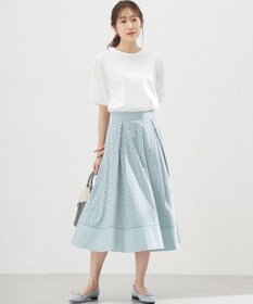 組曲 L 【WEB限定】チュールポンチドッキング Tシャツ