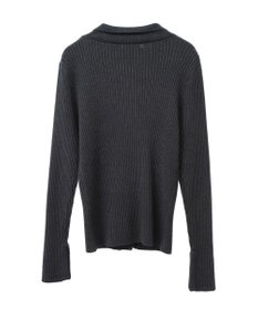 CRAFT STANDARD BOUTIQUE 襟付きニットコンパクトカーディガン