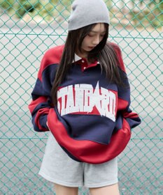 WEGO 【ユニセックス着用ITEM】カレッジロゴラガースウェット