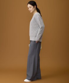自由区 【SHIHOさん着用】ソフトウールブレンドワイド パンツ