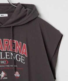 WEGO 【ユニセックス着用ITEM/手洗い可】ロゴノースリーブパーカー