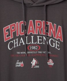 WEGO 【ユニセックス着用ITEM/手洗い可】ロゴノースリーブパーカー