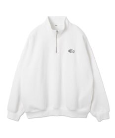 WEGO ワンポイントハーフジッププルオーバー