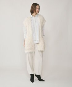 GRACE CONTINENTAL 起毛ニットベスト