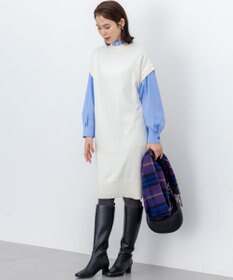 組曲 S 【加藤ローサさん着用 / 前後着用可】コットンタッチシャーティング刺繍入り ブラウス