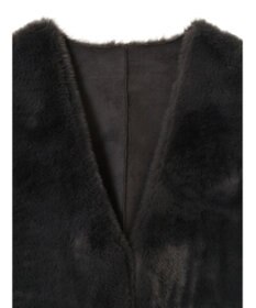 AMERICAN HOLIC 丈違いフェイクファーベスト