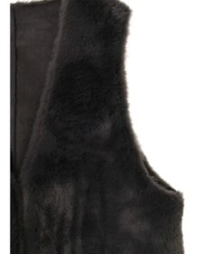 AMERICAN HOLIC 丈違いフェイクファーベスト