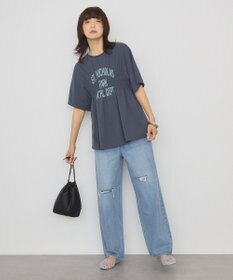 AMERICAN HOLIC シャーリングプリントTシャツ