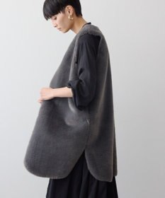 AMERICAN HOLIC 丈違いフェイクファーベスト