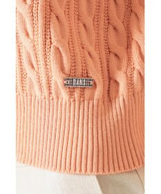 DAKS ミックスケーブル ニットプルオーバー（無撚コットン）