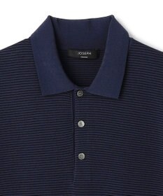 JOSEPH HOMME 【新柄】リュクスレーヨンボーダー　ポロニット
