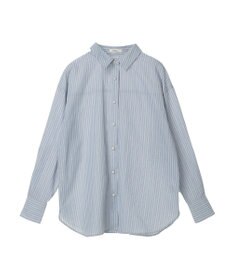 earth music&ecology パールボタンオーバーシャツ