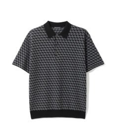 ZERO HALLIBURTON 半袖モノグラムニットポロシャツ ZHG-M5A4d 85116