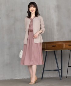 Tiaclasse L 【洗える】シルエットの変化を楽しめる麻調ドロストジャケット