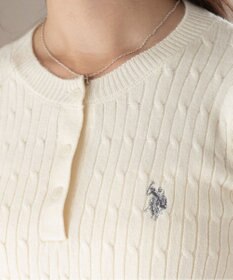 WEGO 【WEB限定/25年秋冬新作】別注USPOLOヘンリーネックニットPO