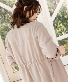 Tiaclasse L 【洗える】シルエットの変化を楽しめる麻調ドロストジャケット