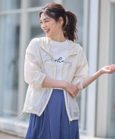 ANY 【WEB限定】シアーフードブルゾン