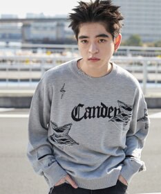 WEGO 【ユニセックス着用ITEM】ダメージジャガードニットプルオーバー