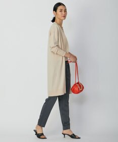 ICB 【WEB限定カラーあり・洗える】シンセティックハイゲージ  ロングカーディガン