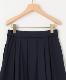 組曲 レースパネルプリント タックフレアスカート