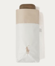 MOONBAT 【WEB限定】POLO RALPH LAUREN(ポロ ラルフローレン) 晴雨兼用日傘 折りたたみ傘 コンパクト PPワンポイント刺繍 一級遮光 遮熱 UV