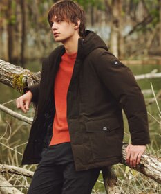 JOSEPH ABBOUD MOUNTAIN 【サスティナブル/ECO撥水/ECOファー/９ポケット】ナイロンピーチダウンコート