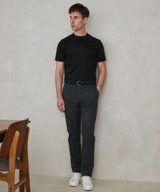 GOTAIRIKU 仕事で着られる綿100%【クルー以上モック未満】カバーネック DRESS Tシャツ(26年モデル)