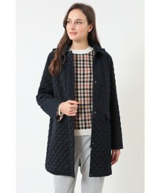 DAKS スウェードキルトコート